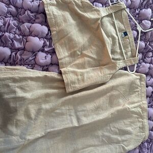 Linen maxi skirt and midi top set